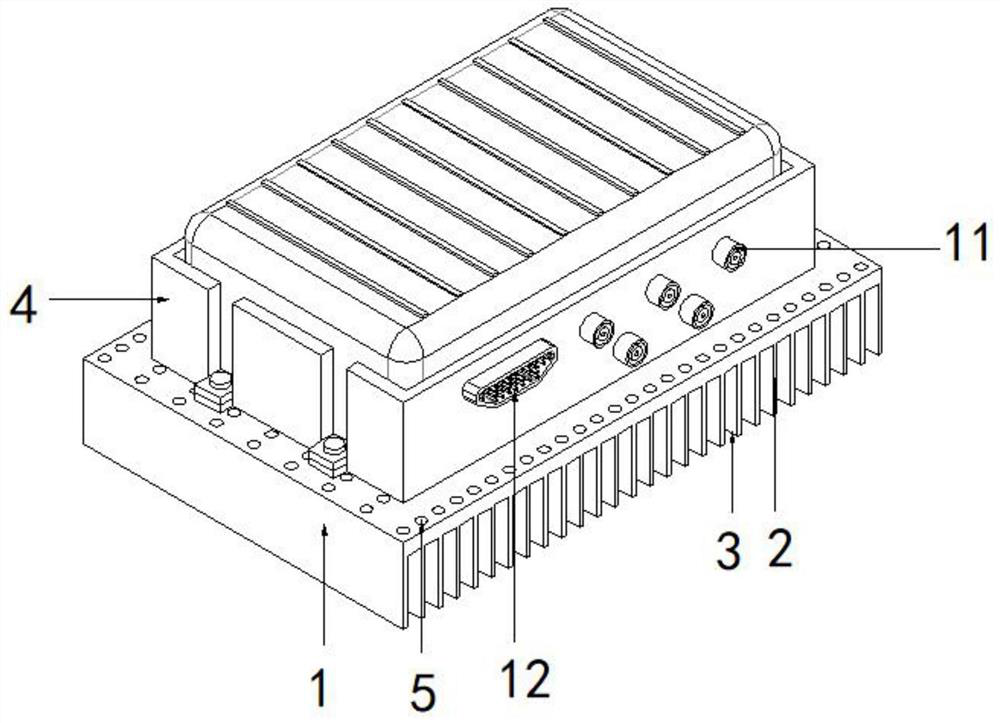 Intelligent driving automobile controller device