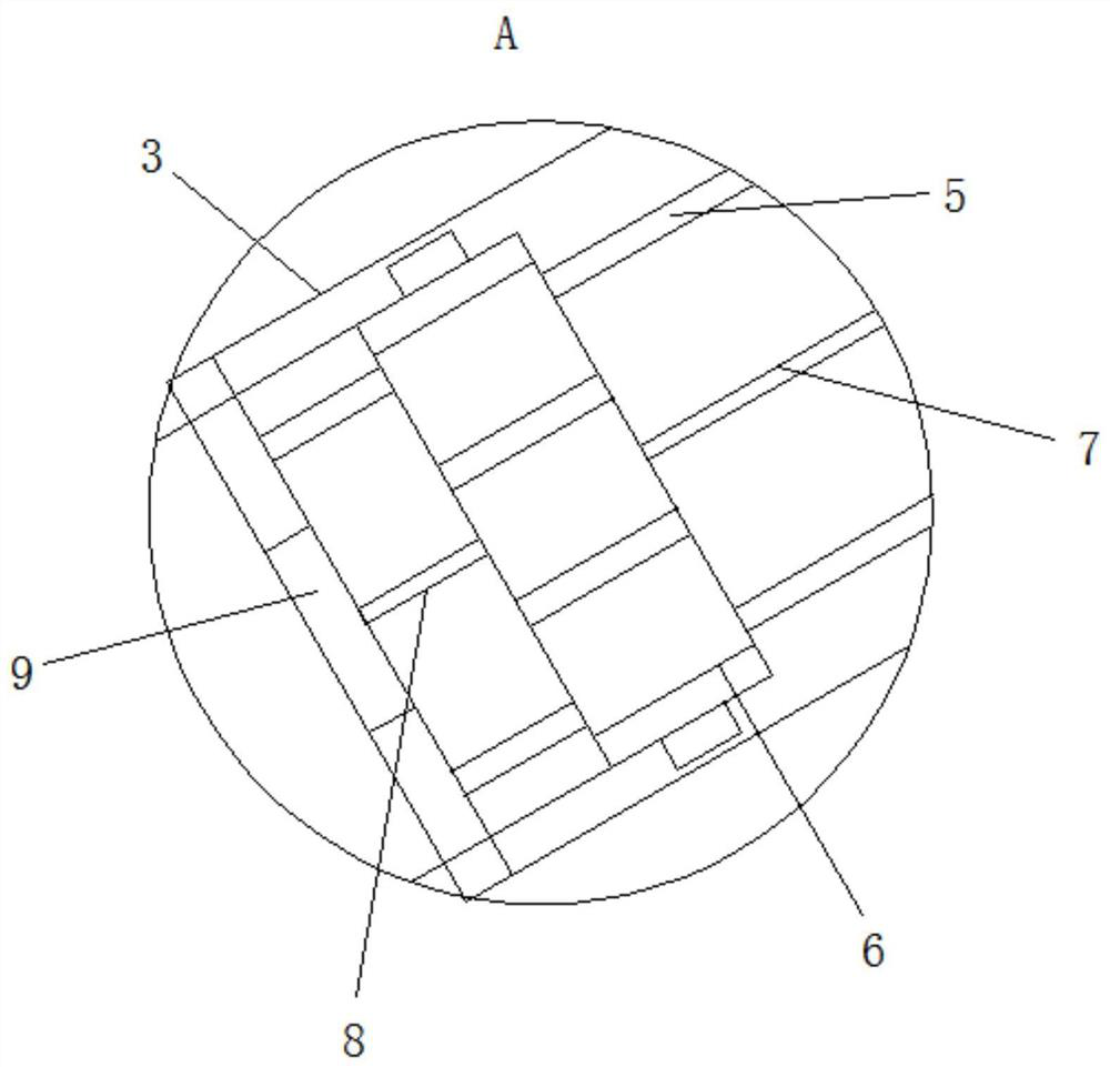 A fan blade installation device for wind power generators using the principle of connecting rods