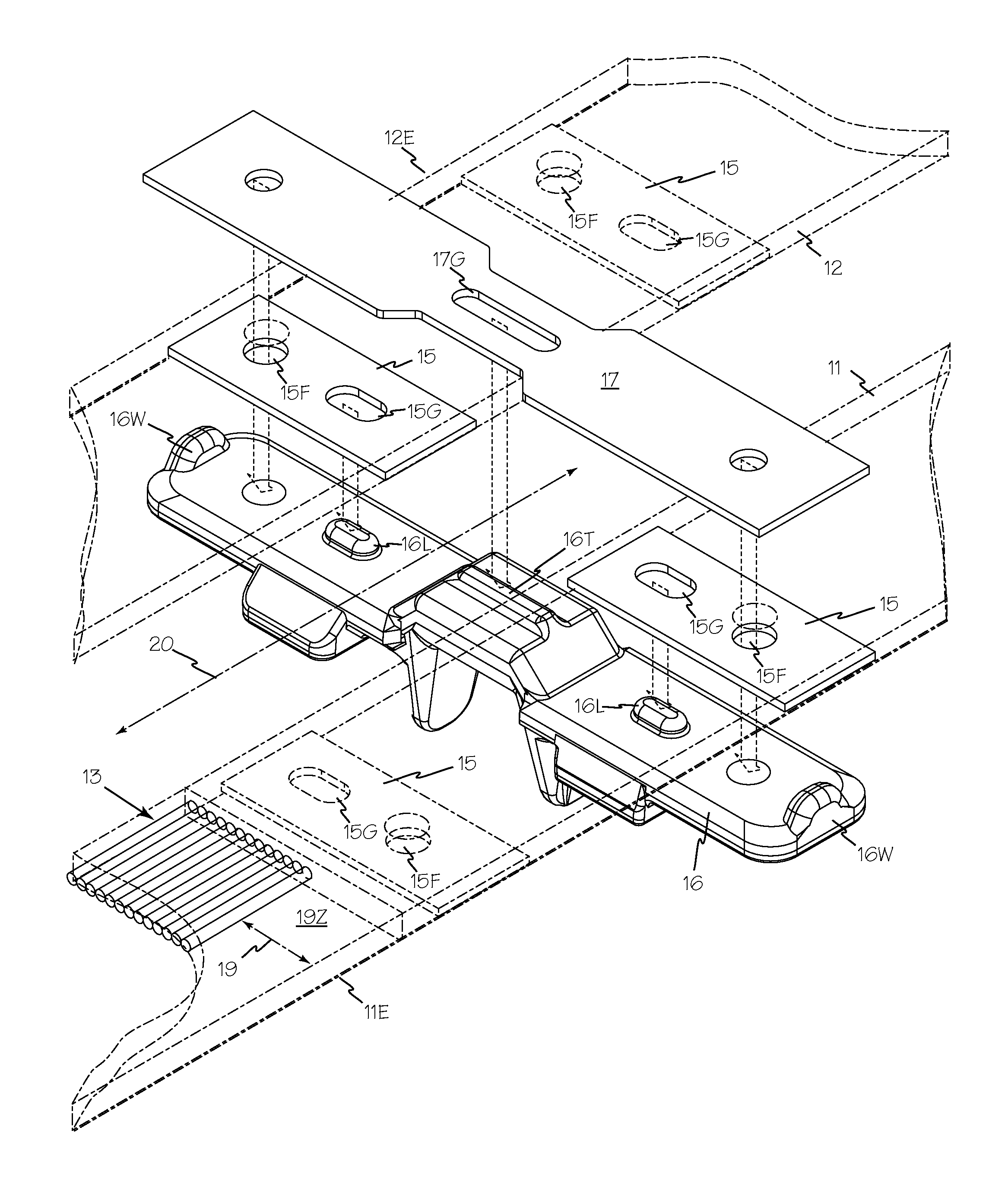 Continuous Rubber/Metal Hybrid Track with Replaceable Components