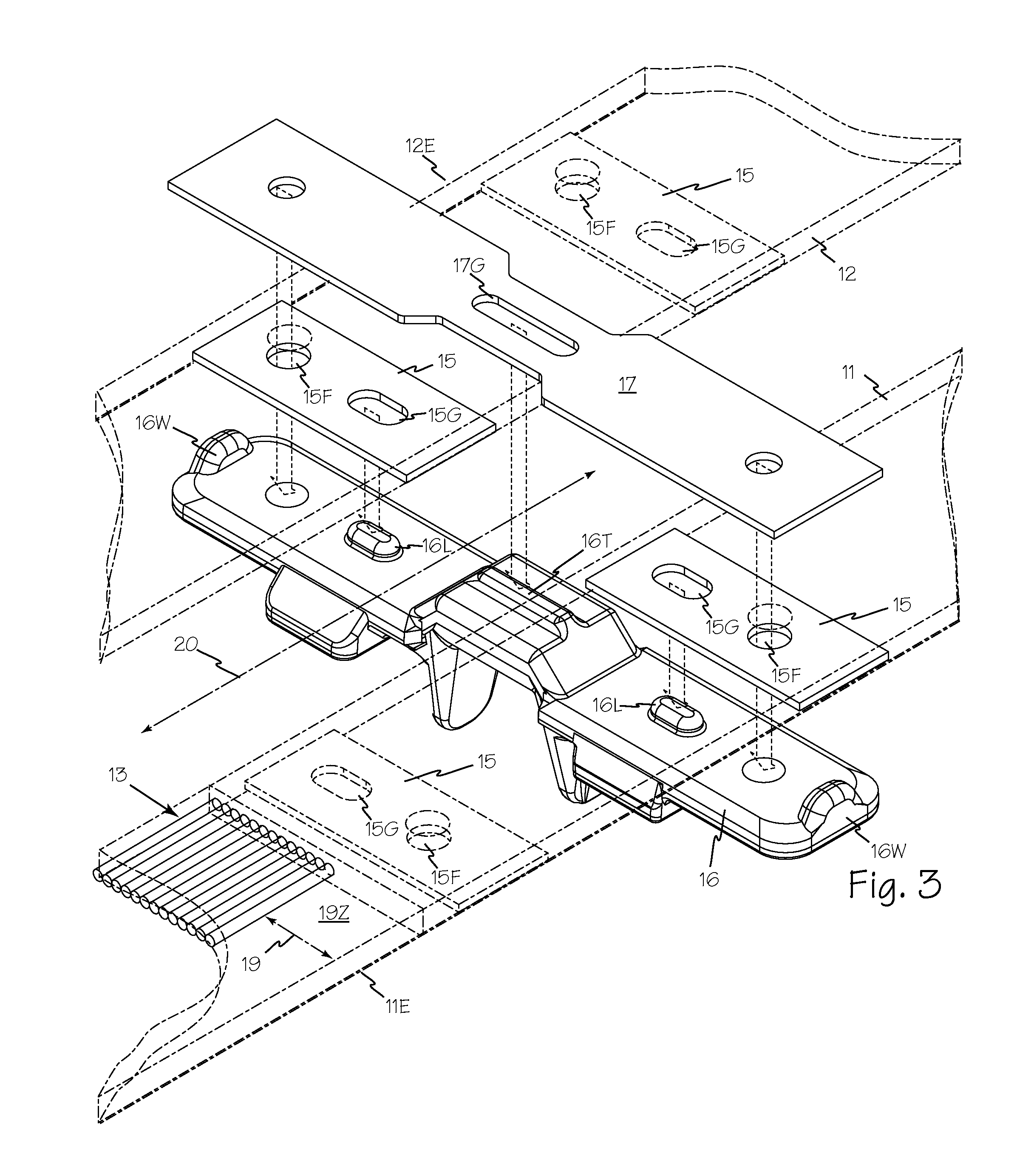 Continuous Rubber/Metal Hybrid Track with Replaceable Components