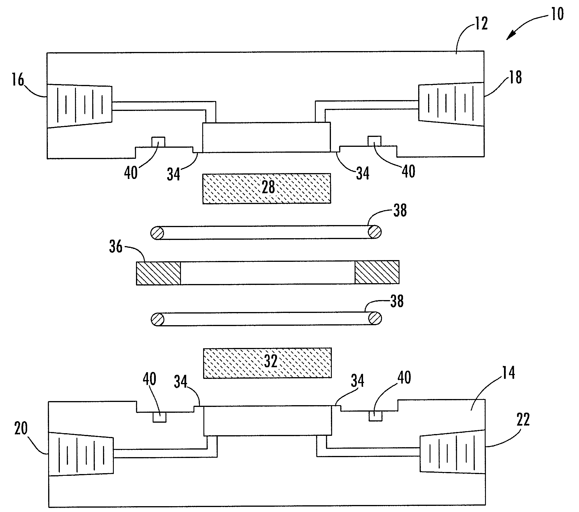 Bioreactor for cell growth and associated methods