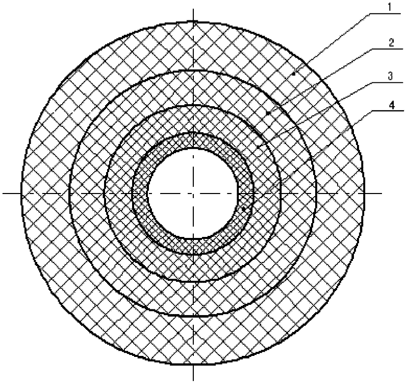 Multi-gradient superfine compound filter element and manufacturing method thereof