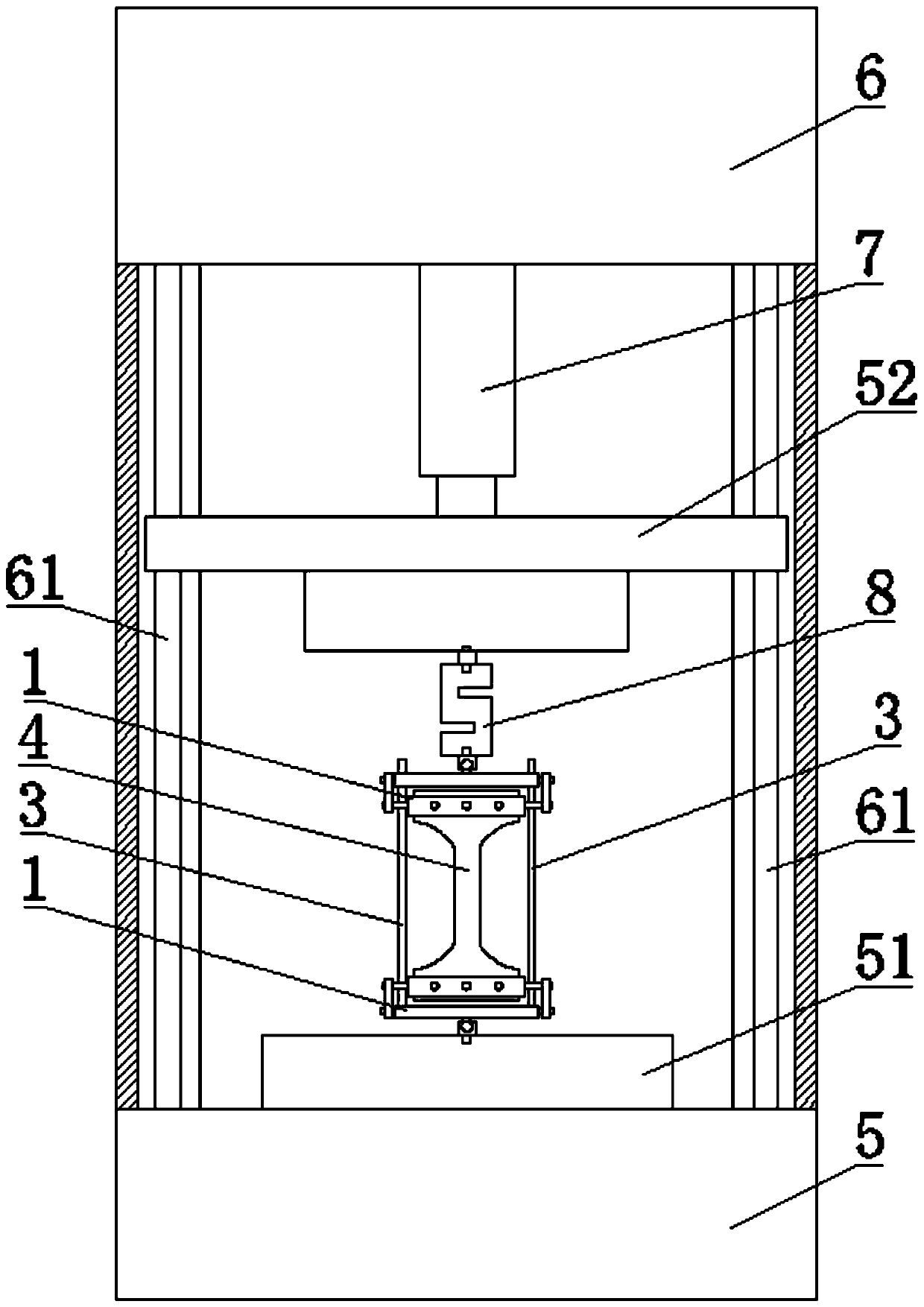 System for detecting tensile property of calcium silicate plate