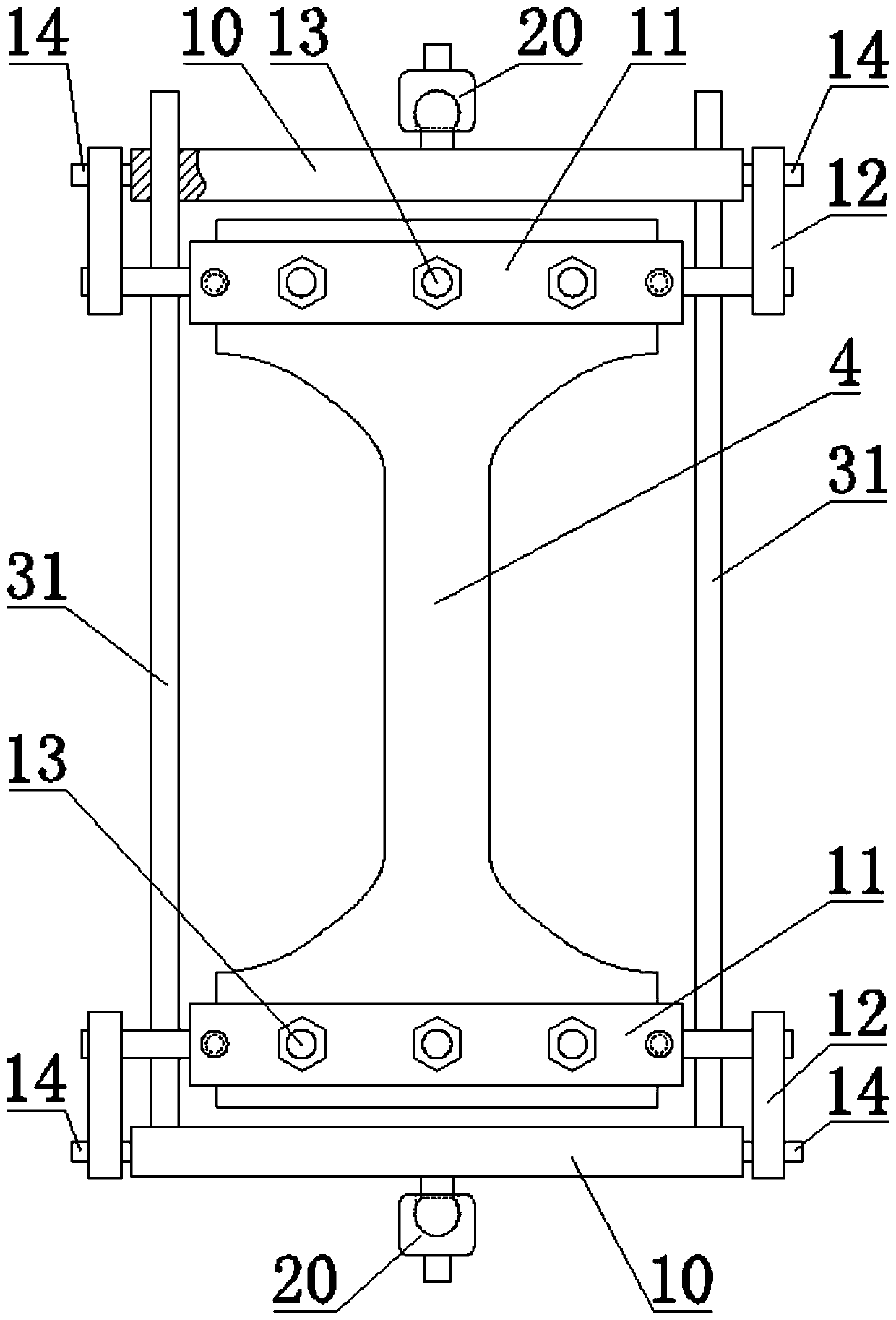 System for detecting tensile property of calcium silicate plate