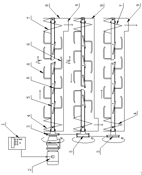 Controller of acid seed reaction time for cotton seed delinting in acid solution