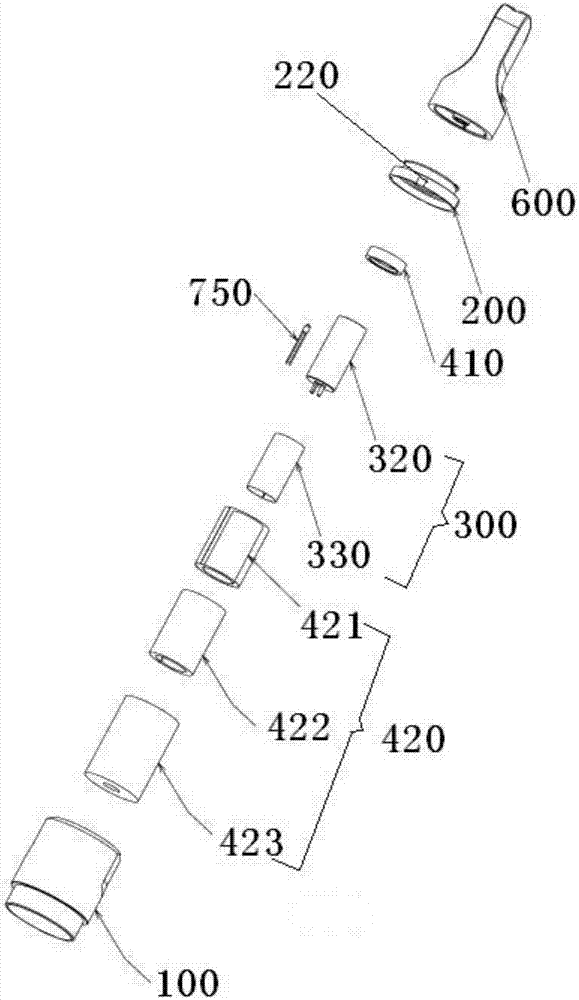 Heating device, non-combustion smoking set upon heating and constant temperature smoke releasing method