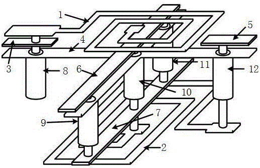 Low-pass filter based on TSV (Through-Silicon-Via) technology