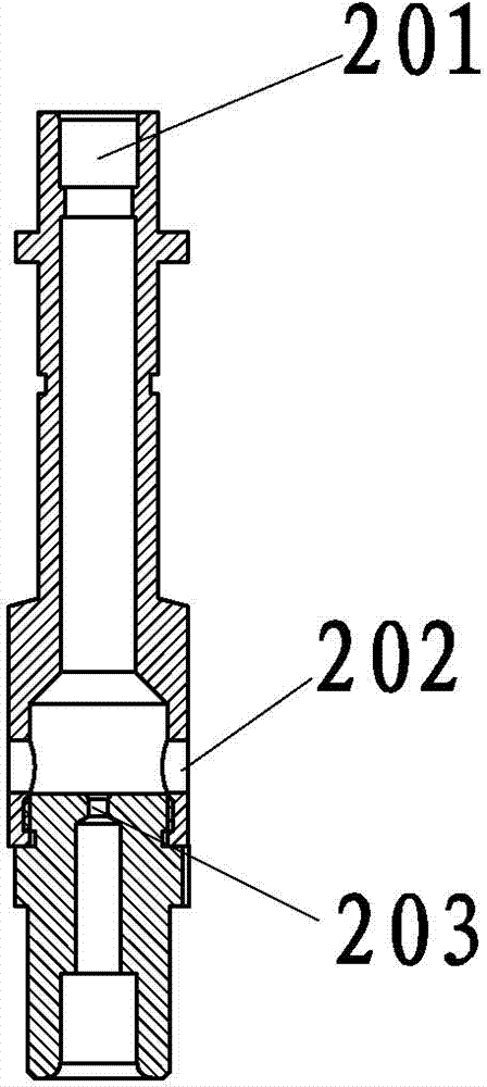 Automatic single-gas-source connector and dual-gas-source connector recognizing method and system