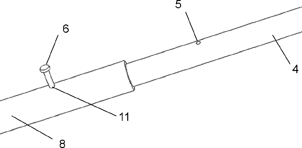 Fruit bag sheathing operation tool