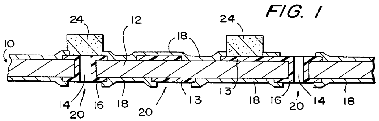 Method of making a high density multilayer wiring board