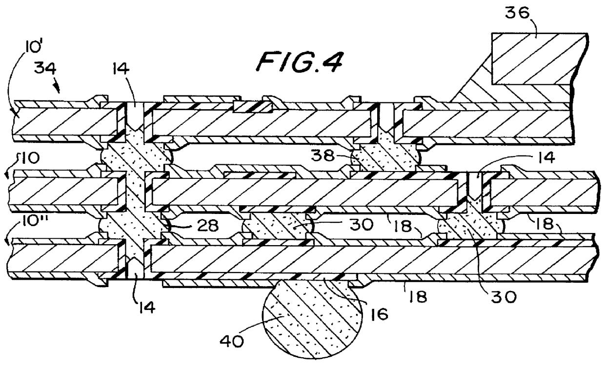 Method of making a high density multilayer wiring board