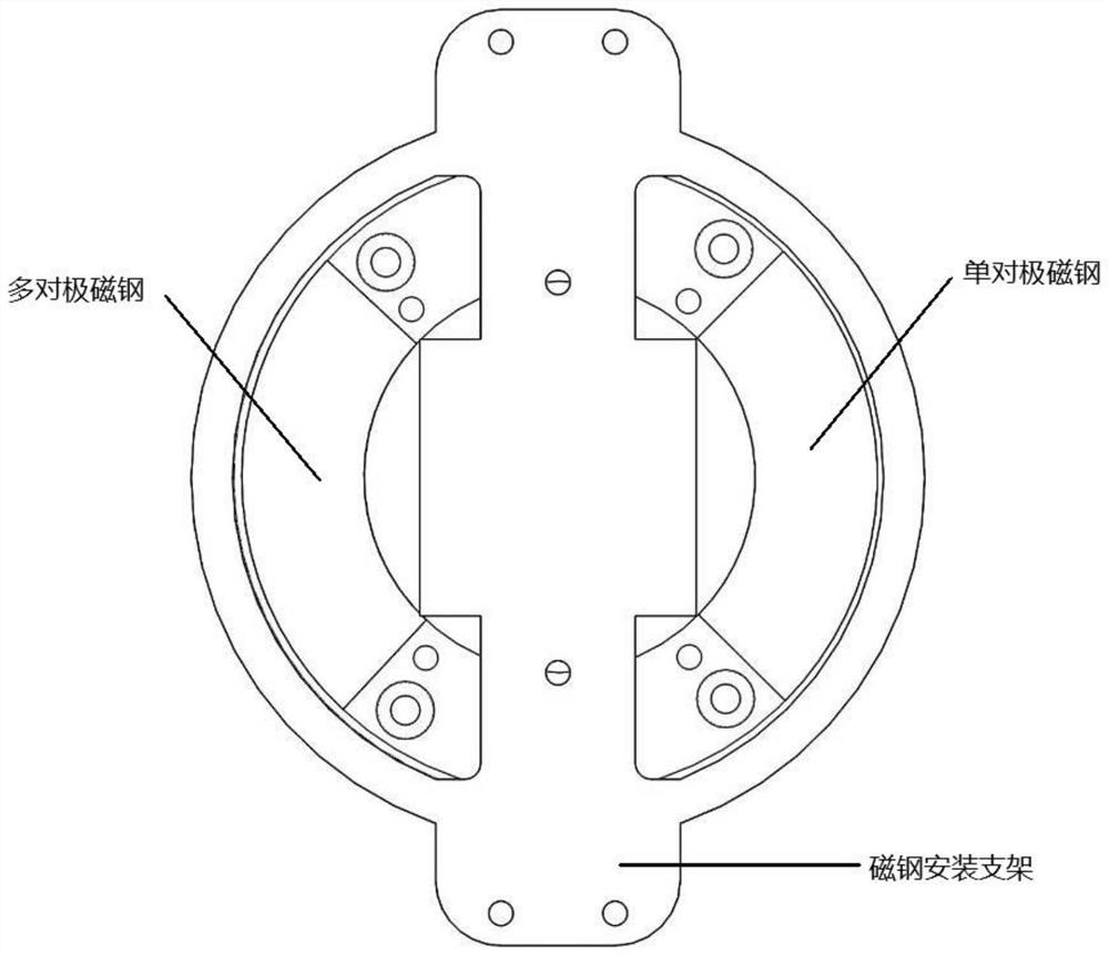 Domain angle magnetoelectric encoder and signal logic extension fine division method thereof