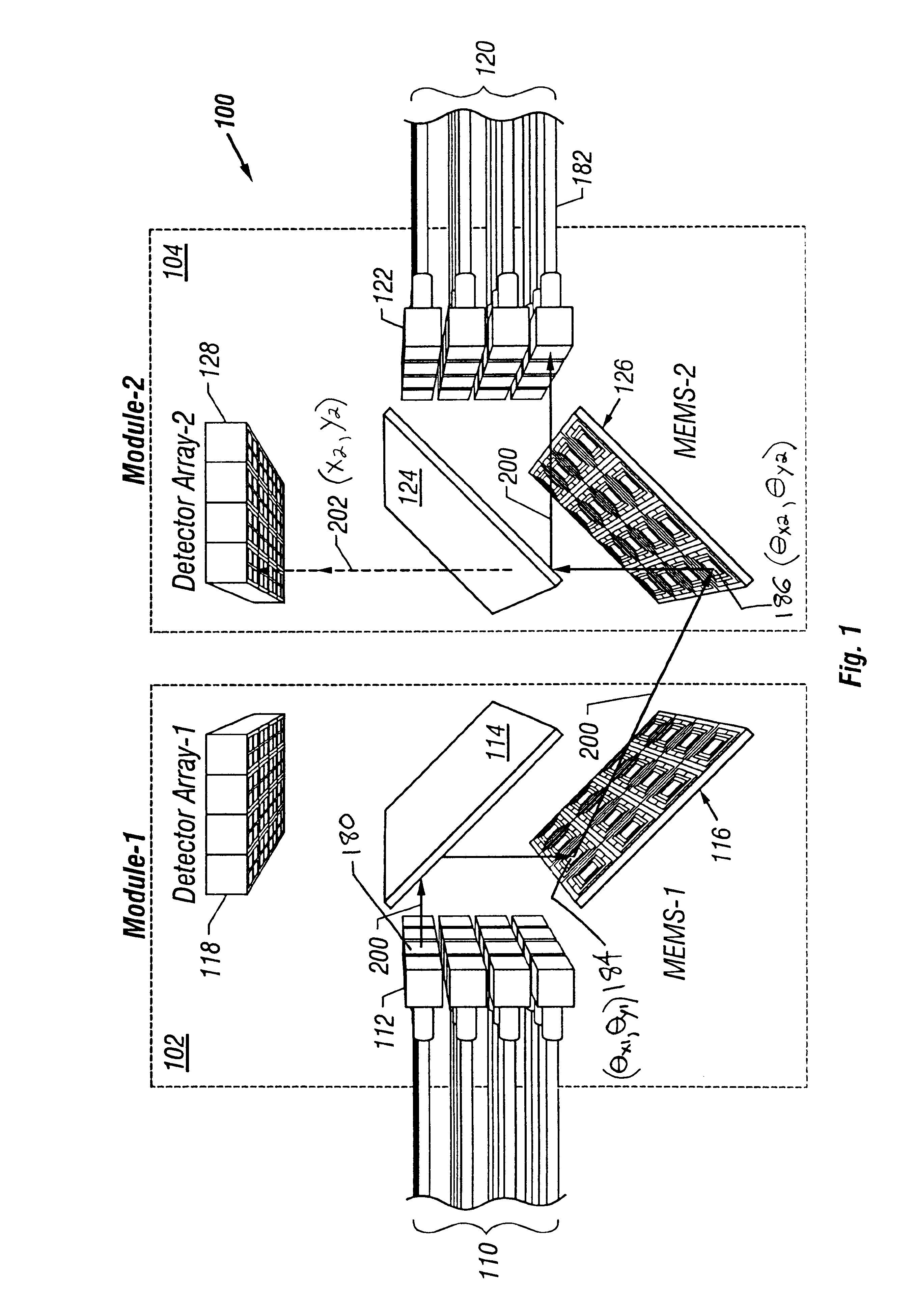 Modular three-dimensional optical switch