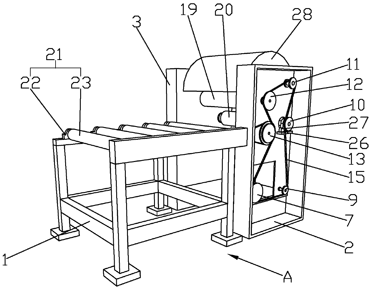 An automatic laminating machine