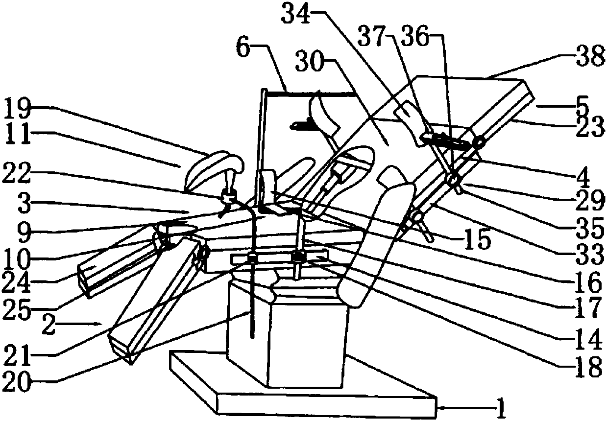 Medical chair adjustable according to body positions