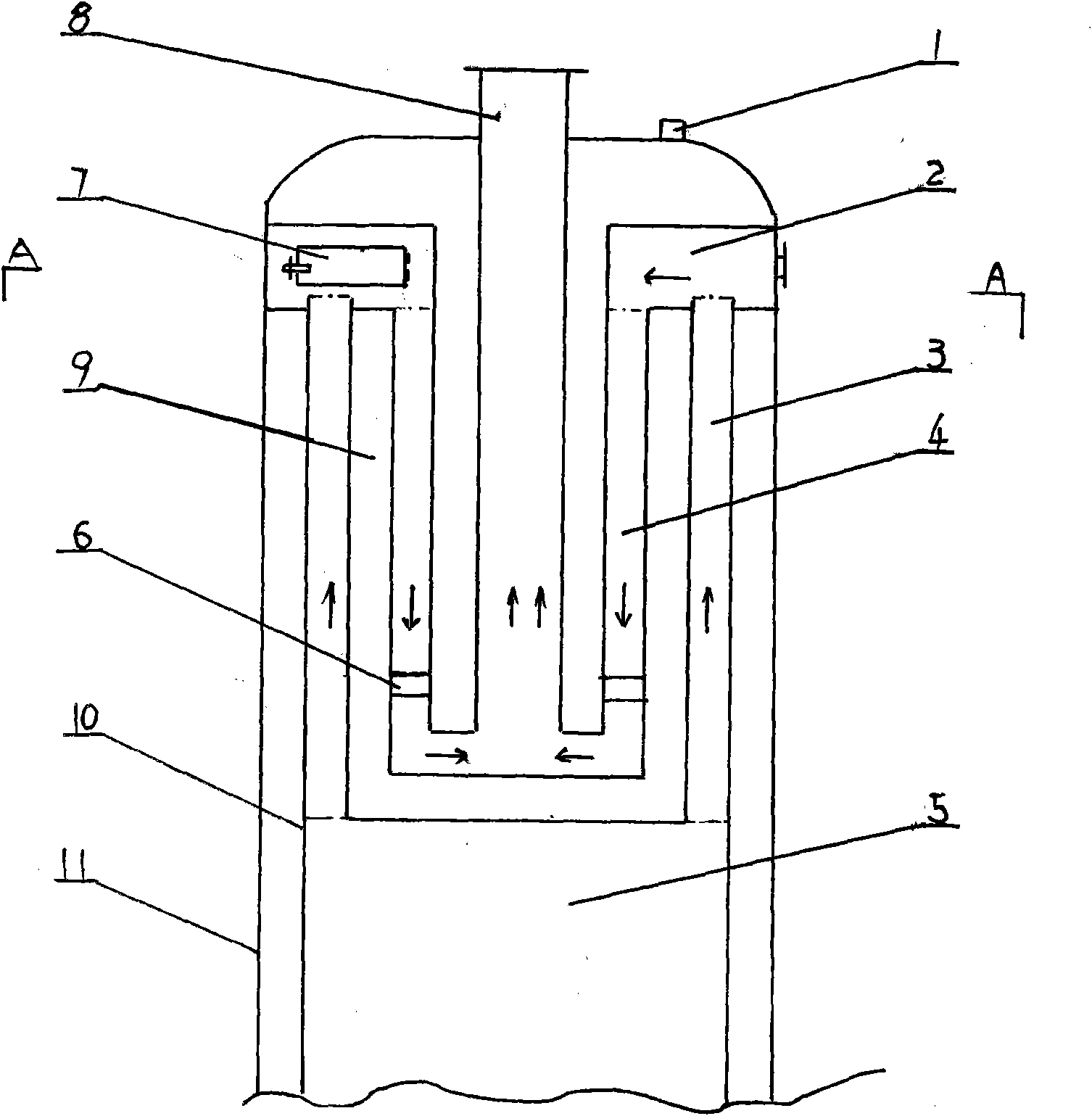 Boiler with annular upper furnace body deashing chamber