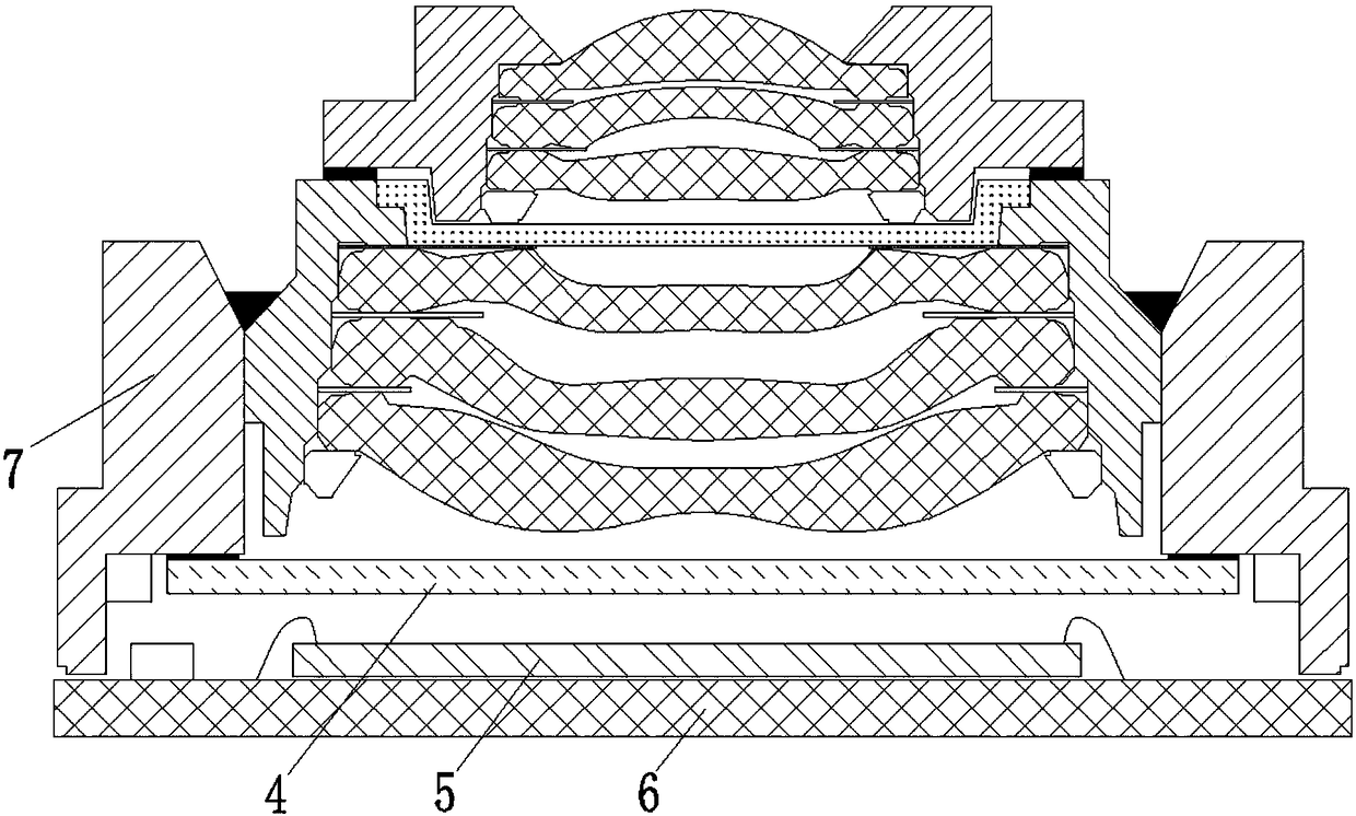 Camera lens and image pick-up module set comprising lens