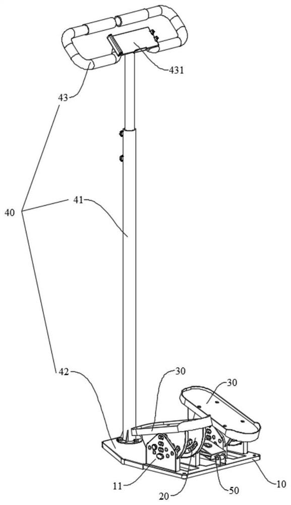 Tendon pulling plate for ankle pump movement