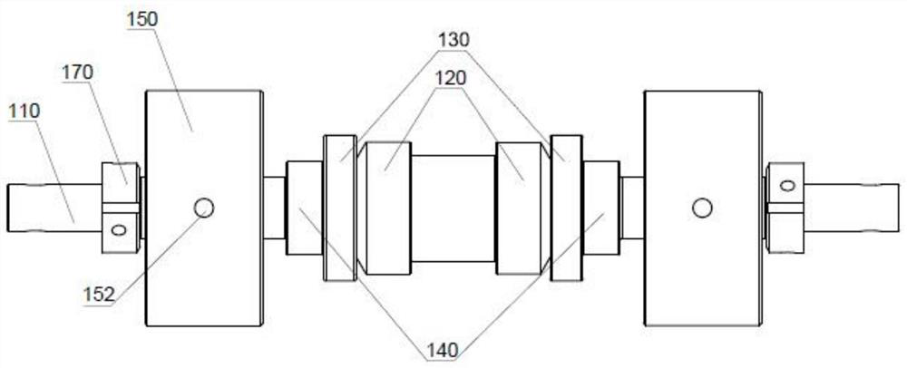 Steering bearing dynamic durability test device