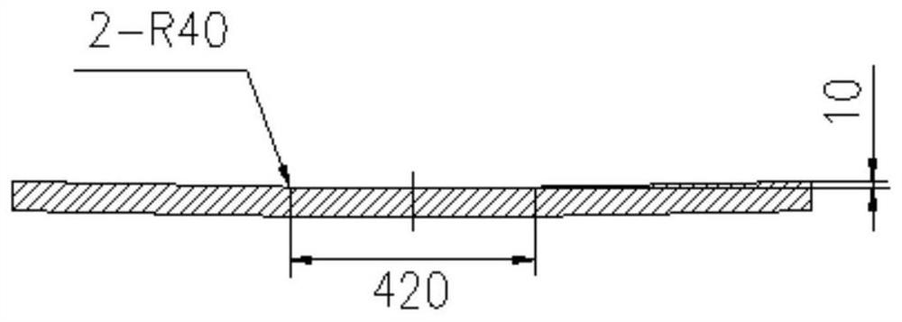 Control structure and method for preventing welding deformation of upwarp type top beam