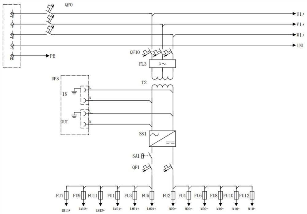 Intelligent power-off control system and method for blank injection machine and storage medium