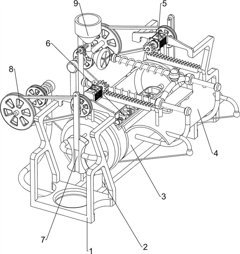 Constant-temperature oscillation device for medical test tube