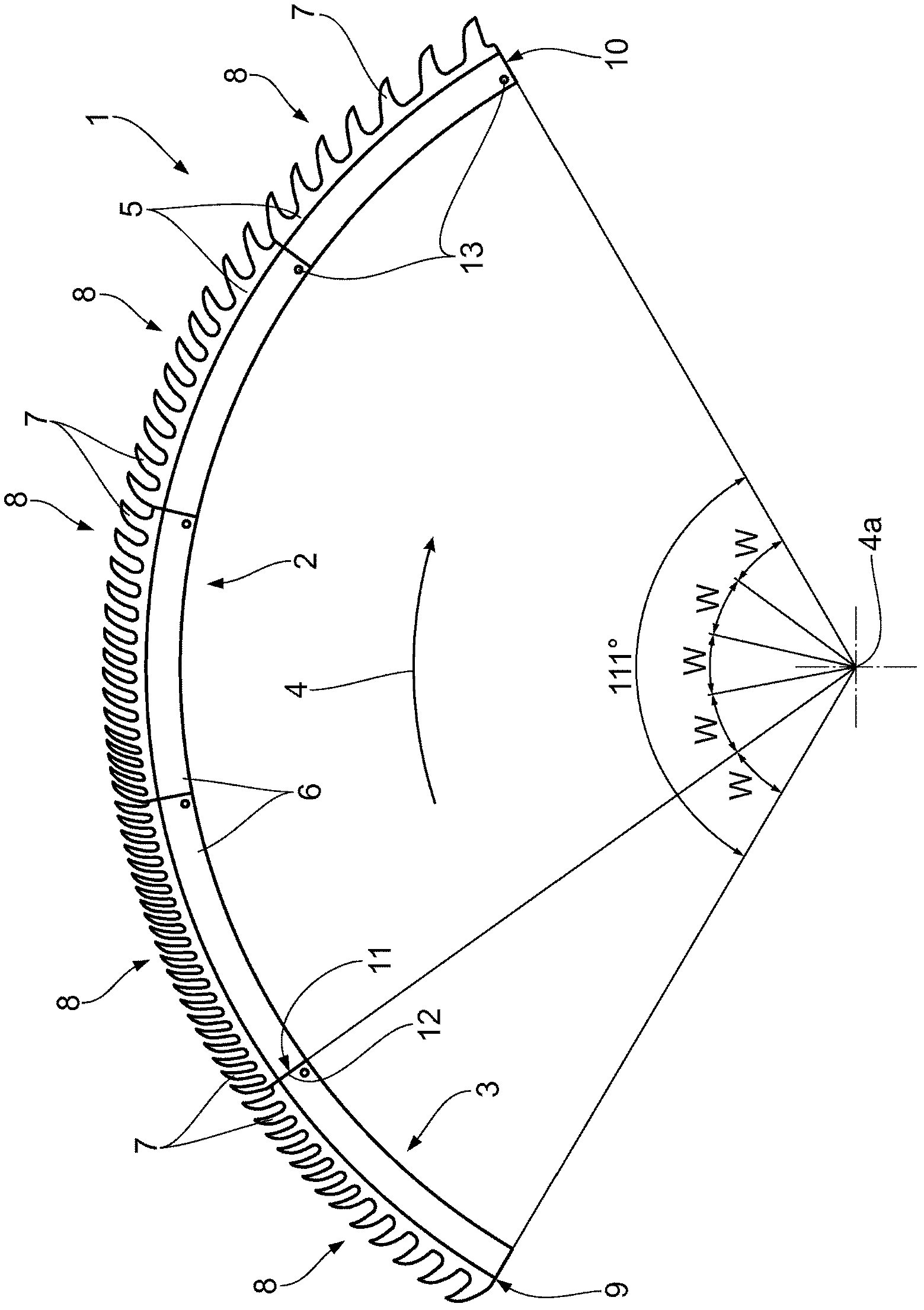 Circular comb fitting