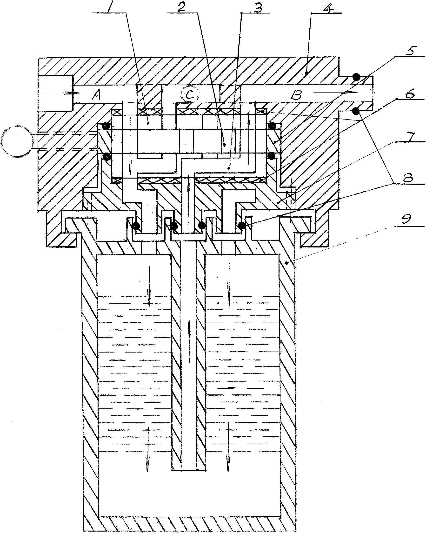 Backwashing water purifier