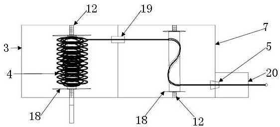 Simple set-out device and using method thereof