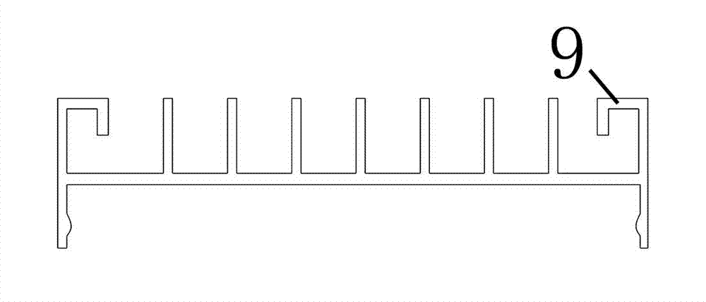 Combined electrical appliance panel for integrated ceiling