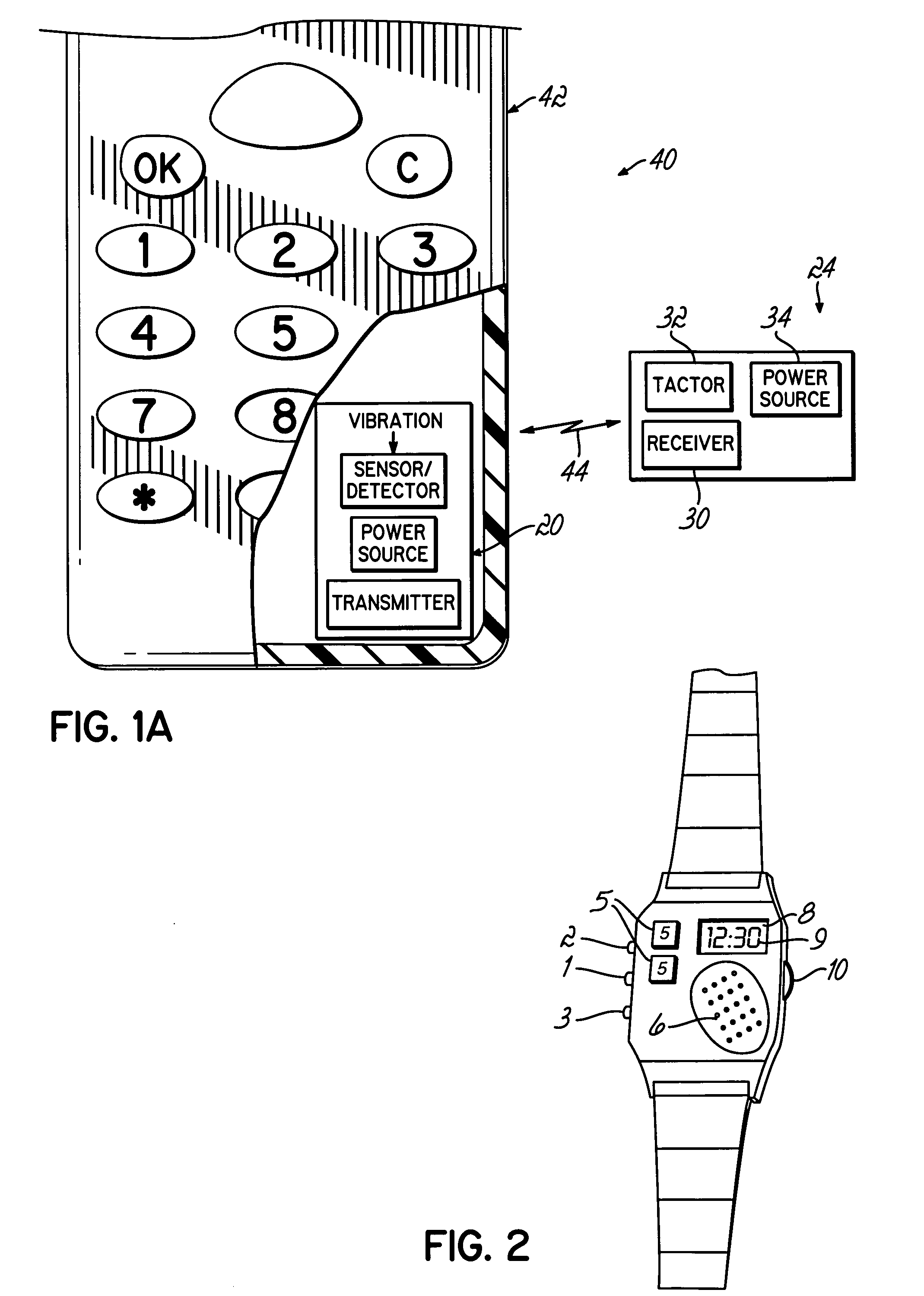 Portable and remotely activated alarm and notification tactile communication device and system