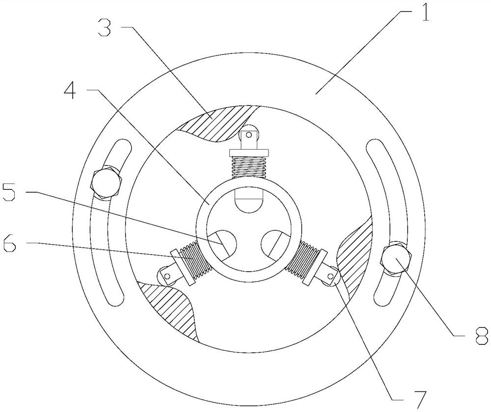 A positioning device for separated Hopkinson compression bar specimen