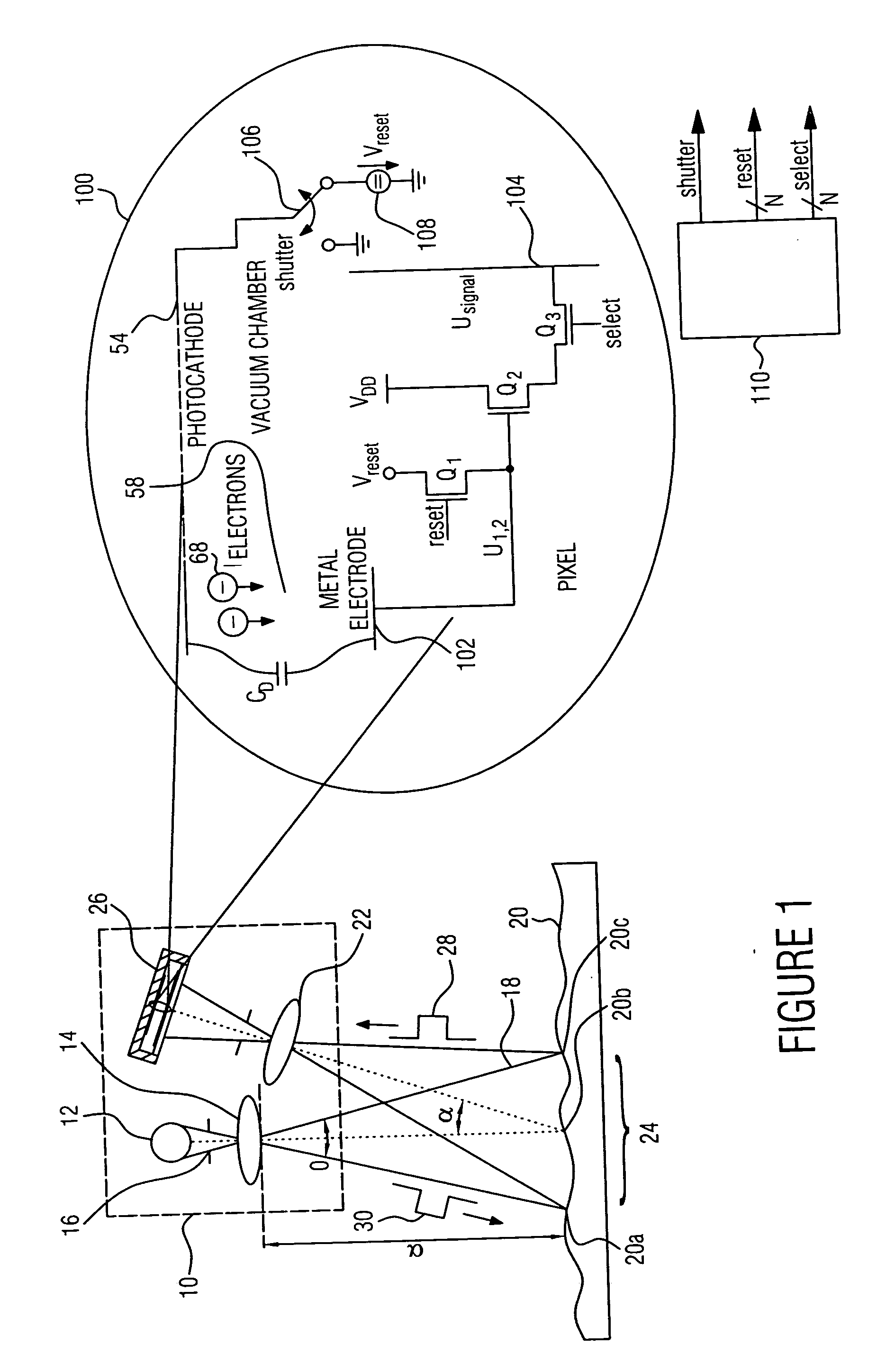 Distance sensor and method for detecting a distance