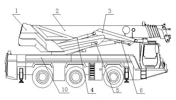 Wheeled crane