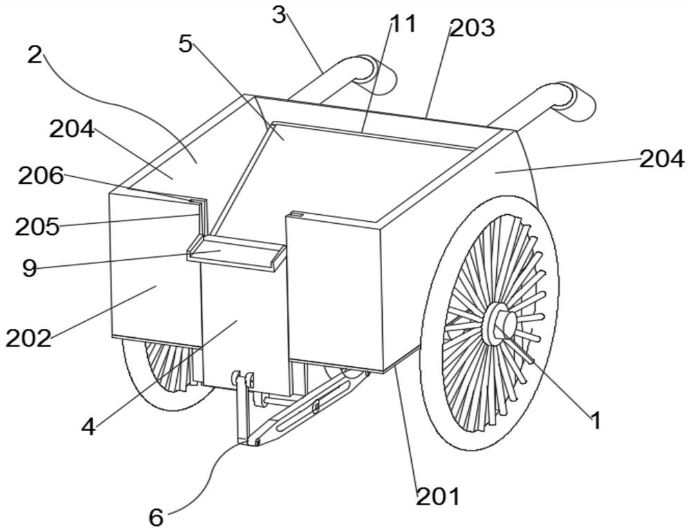 A concrete transport device