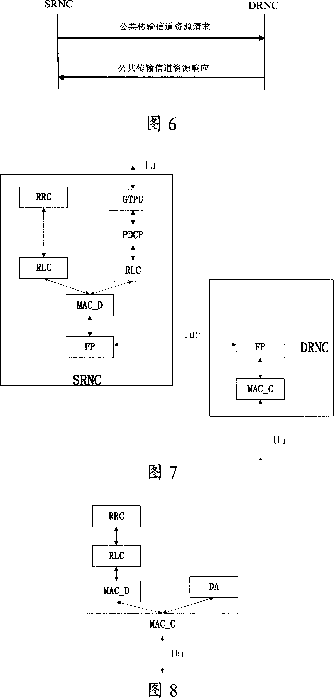 A holding method for cross-Iur interface connection of the multicast service and DRNC