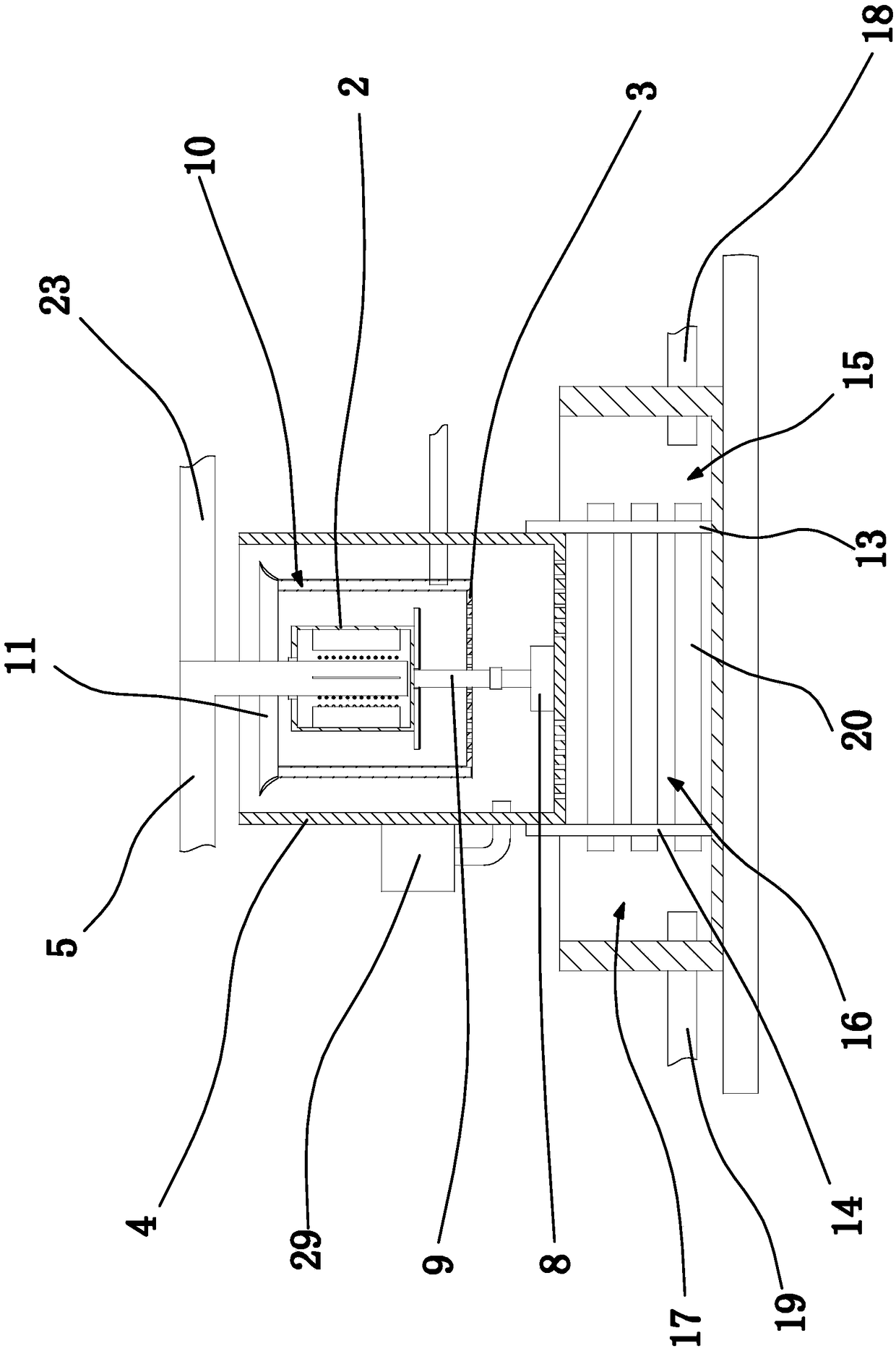 Filtering equipment for cooling fluid during numerical control machining