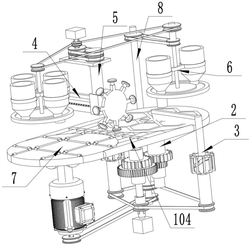 Automatic pancake spreading machine