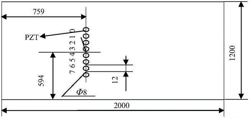 Phased array structure health monitoring Lamb wave compression and reconfiguration method