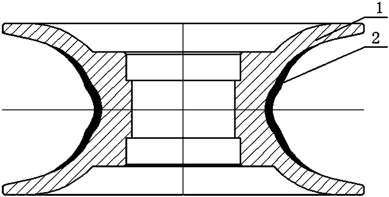 Paying-off wheel and rubber-coating material and preparation method of rubber-coating material