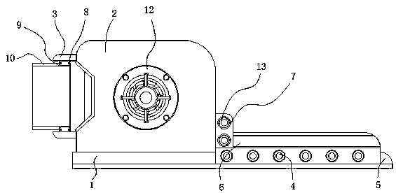 Safe and environment-friendly ash discharge device for incinerator