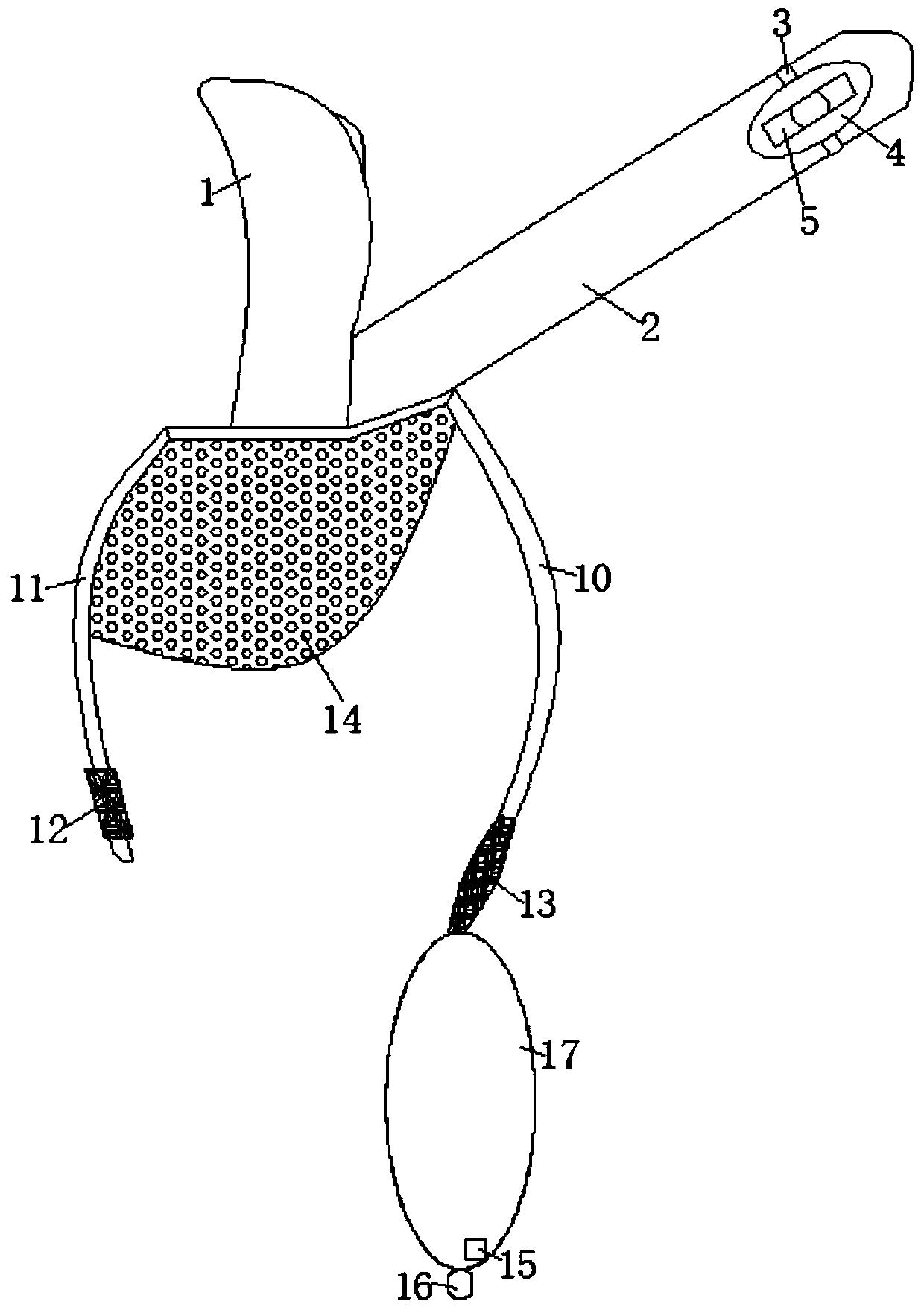 A protective finger cot for artificially picking tea leaves