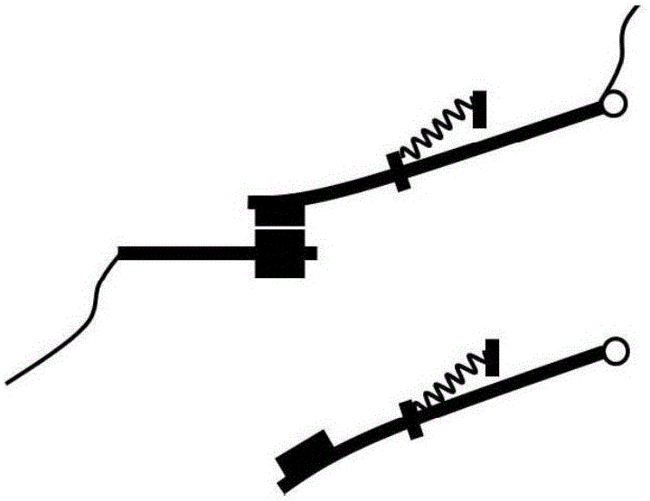 A contact structure and method for eliminating closing bounce