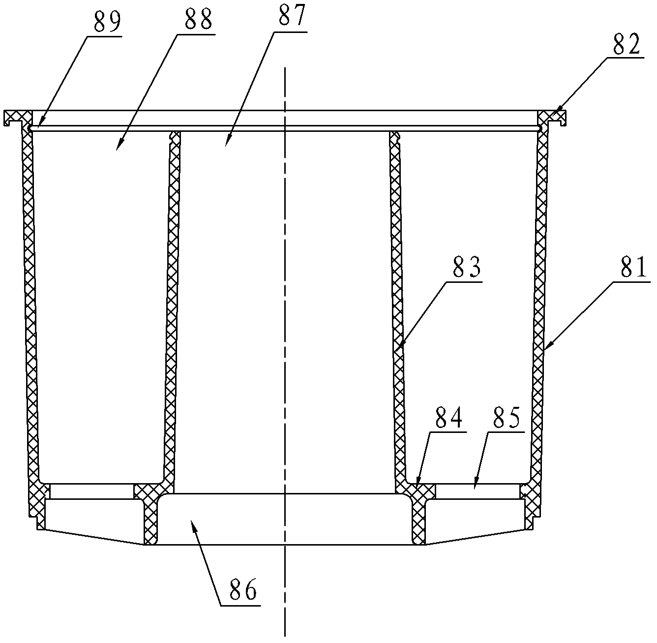 Oil bath air filter