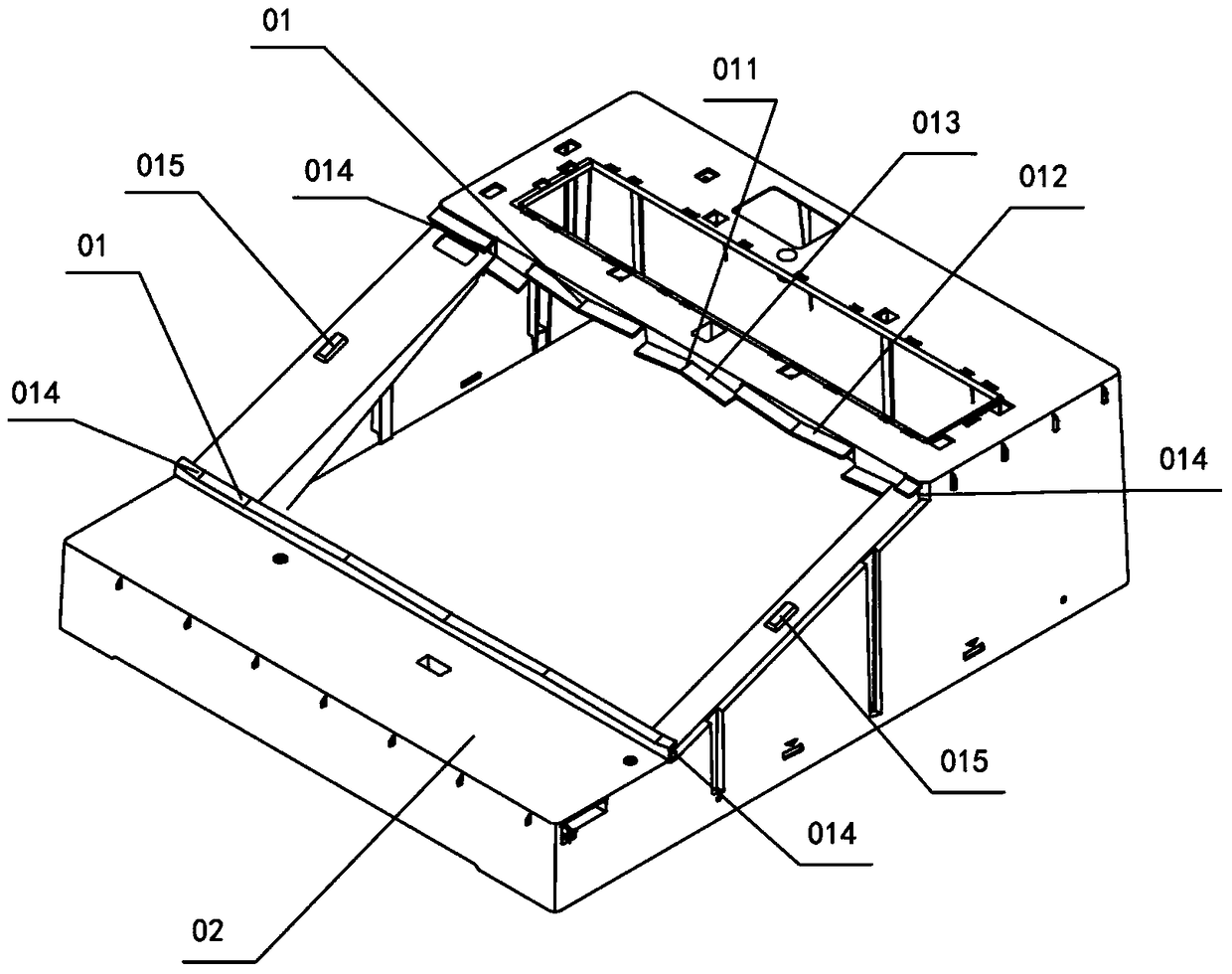 Installation structure of hood air conditioner filter screen and refrigerating range hood having same