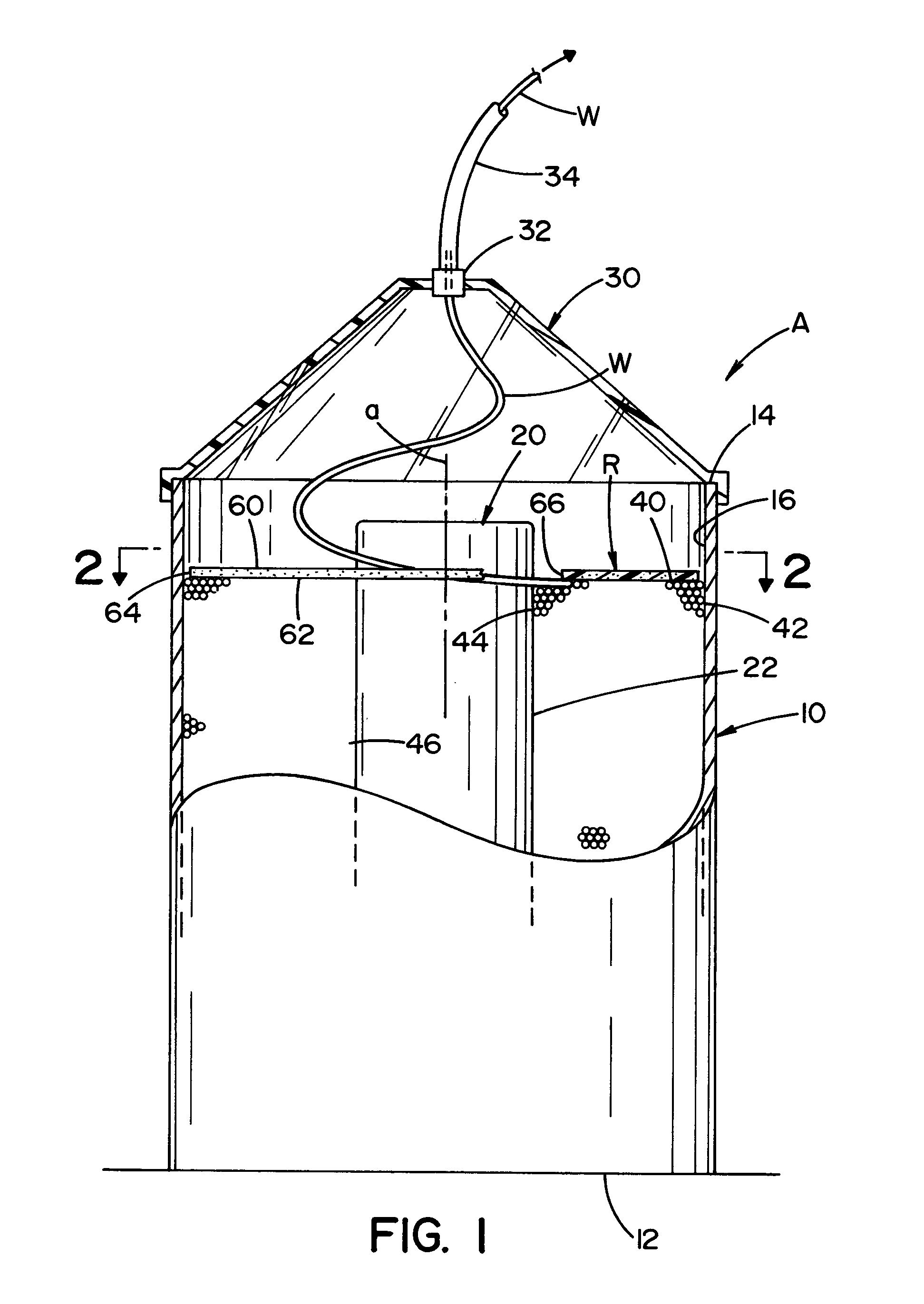 Retainer ring for wire package