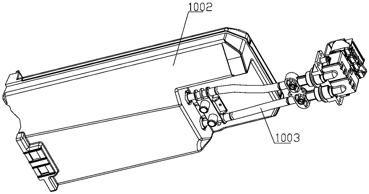 Washing machine and automatic put-in system of washing machine