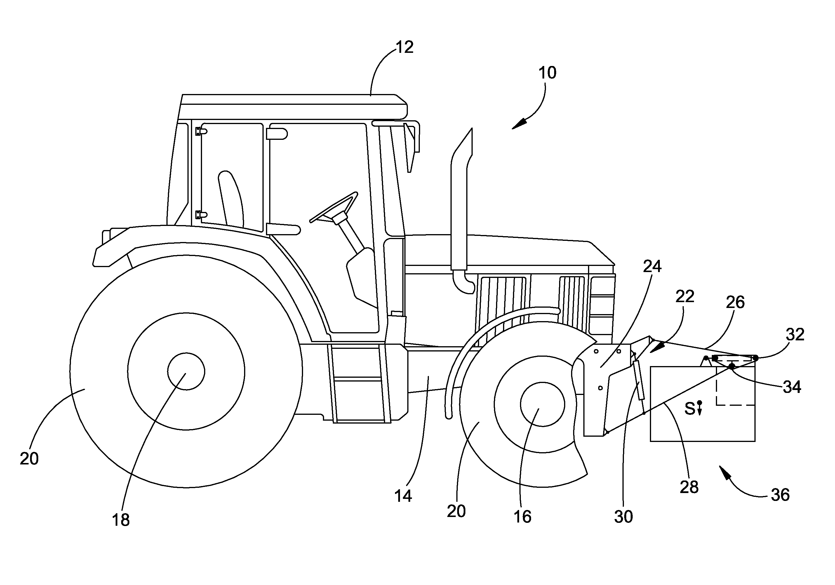 Agricultural vehicle balancing system