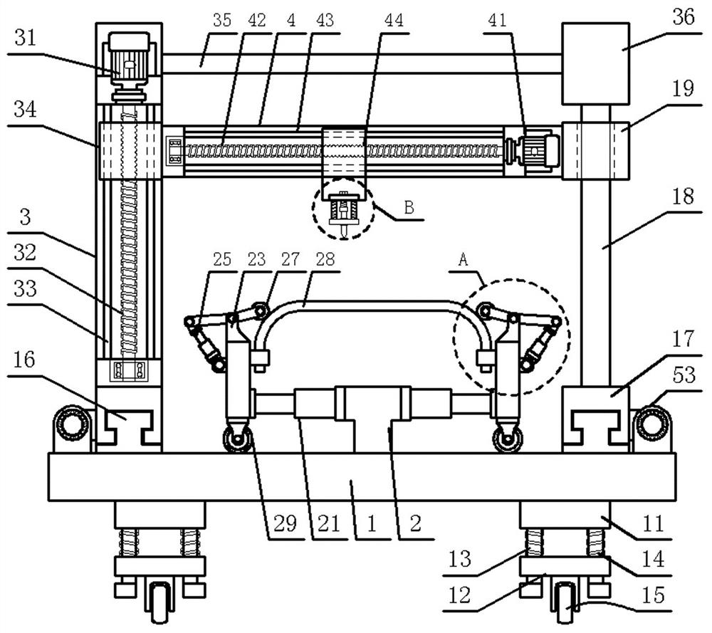 A tooling fixture for intelligent carbon skateboard scribing and its operation method