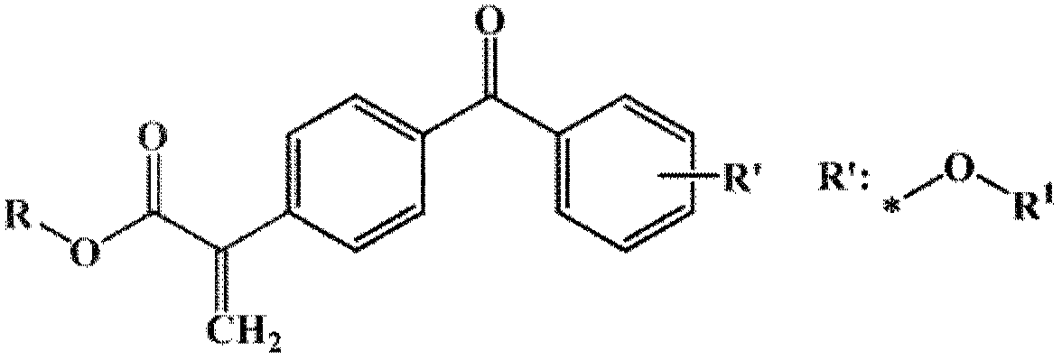 High-efficiency polymerizable photoinitiator for photoresistance